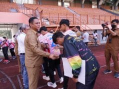 Lepas Tim U-15 ke Barati Cup Internasional, Ini Harapan Wakil Bupati Bekasi